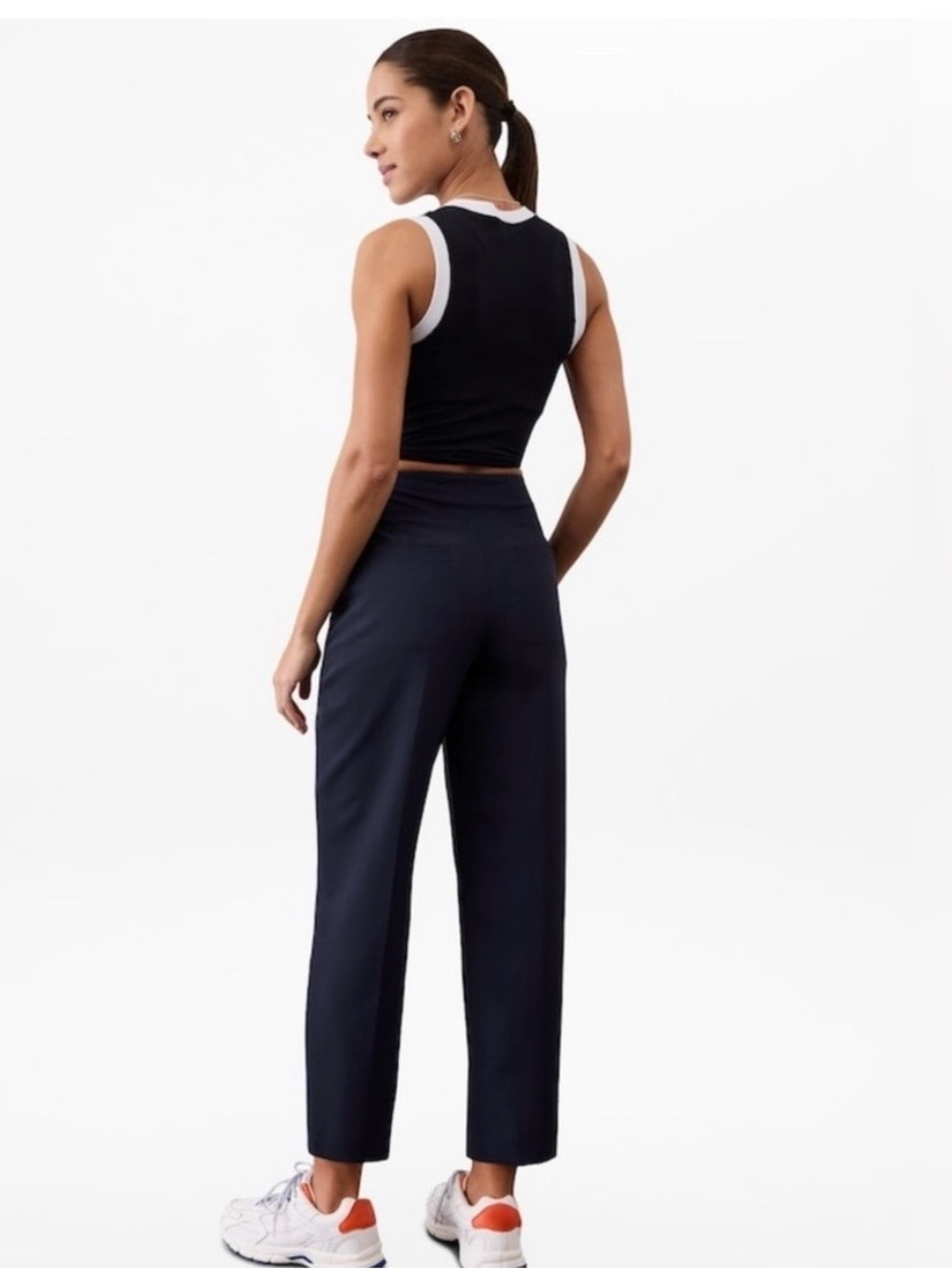 ATHLETA Endless Pant in NAVY size 12 Petite - Picture 2 of 11
